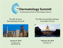 Tablet Screenshot of dermsummit.com